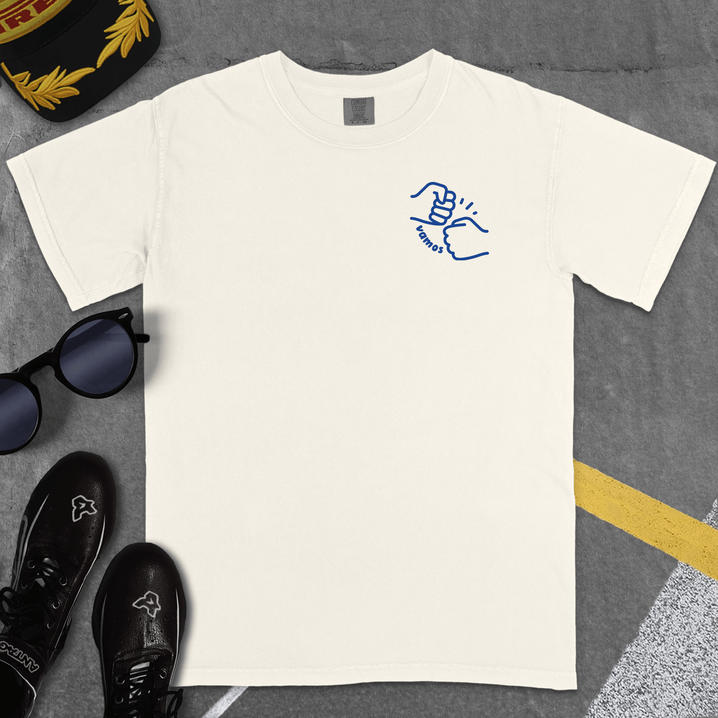 T-Shirt Ivory / S VAMOS T-SHIRT (LET'S GO)