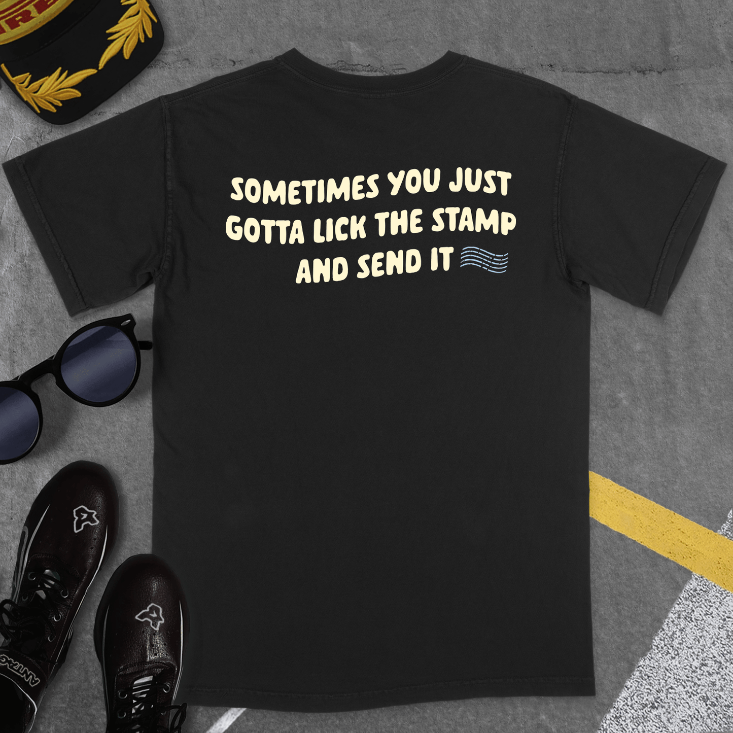 T-Shirt LICK THE STAMP T-SHIRT (RICCIARDO)
