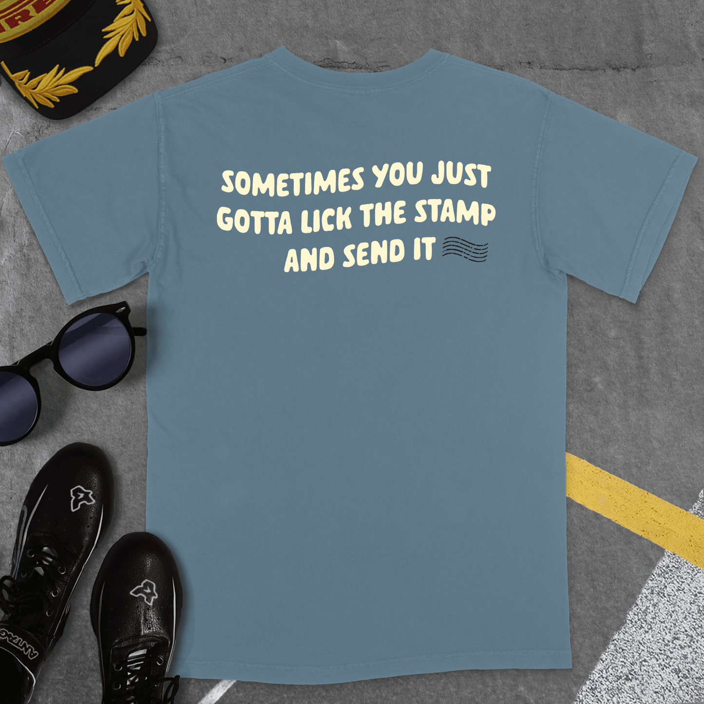 T-Shirt LICK THE STAMP T-SHIRT (RICCIARDO)