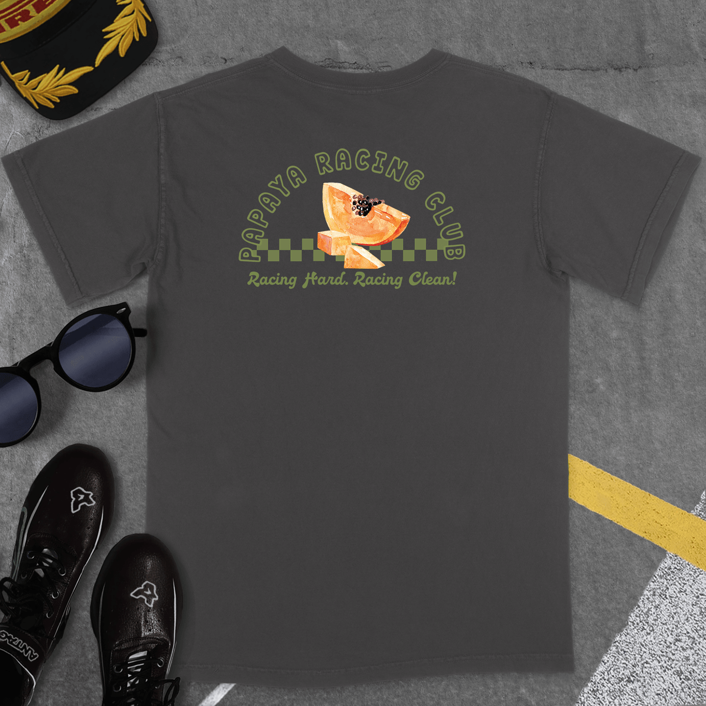 T-Shirt Pepper / S PAPAYA RACING CLUB T-SHIRT