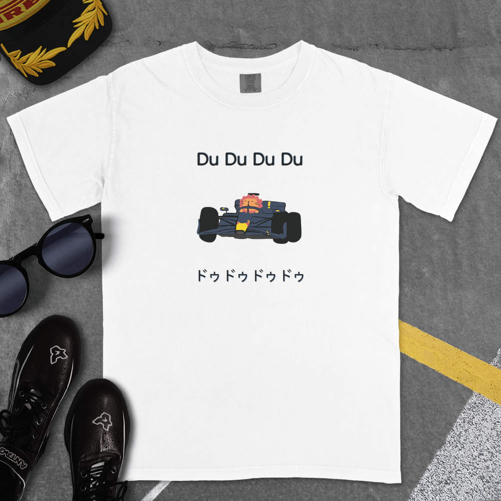 T-Shirt White / S DU DU DU DU T-SHIRT (VERSTAPPEN)