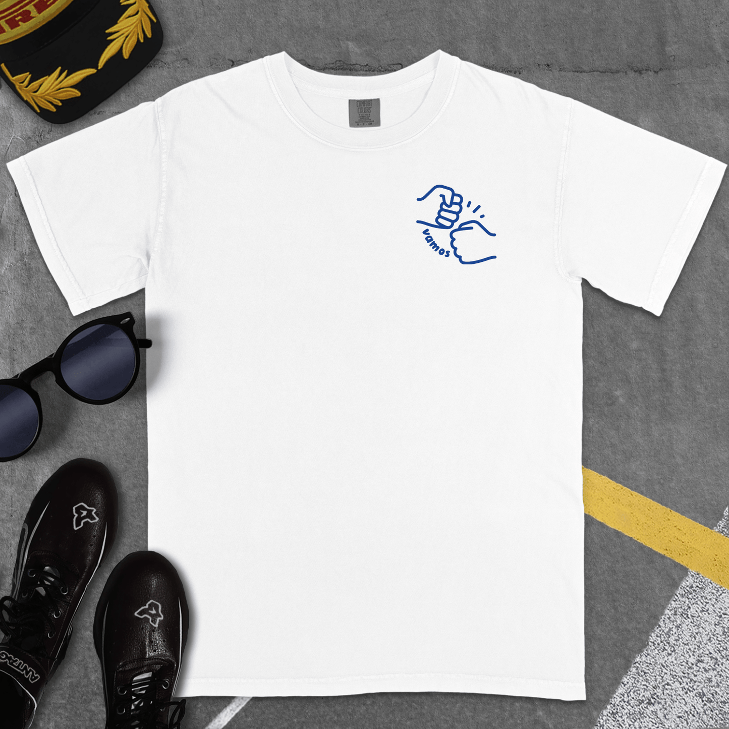 T-Shirt White / S VAMOS T-SHIRT (LET'S GO)