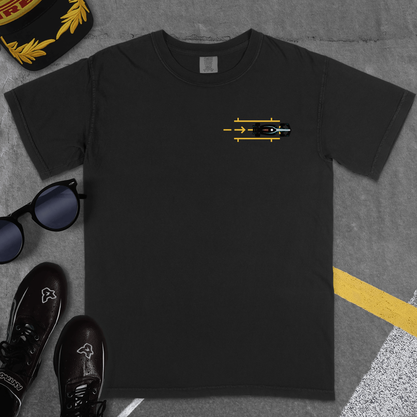 T-Shirt Black / S PITSTOP T-SHIRT (MER)