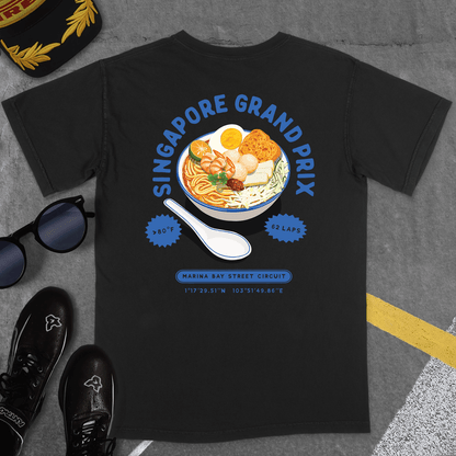 T-Shirt Black / S SINGAPORE GP NOODS T-SHIRT (LAKSA)