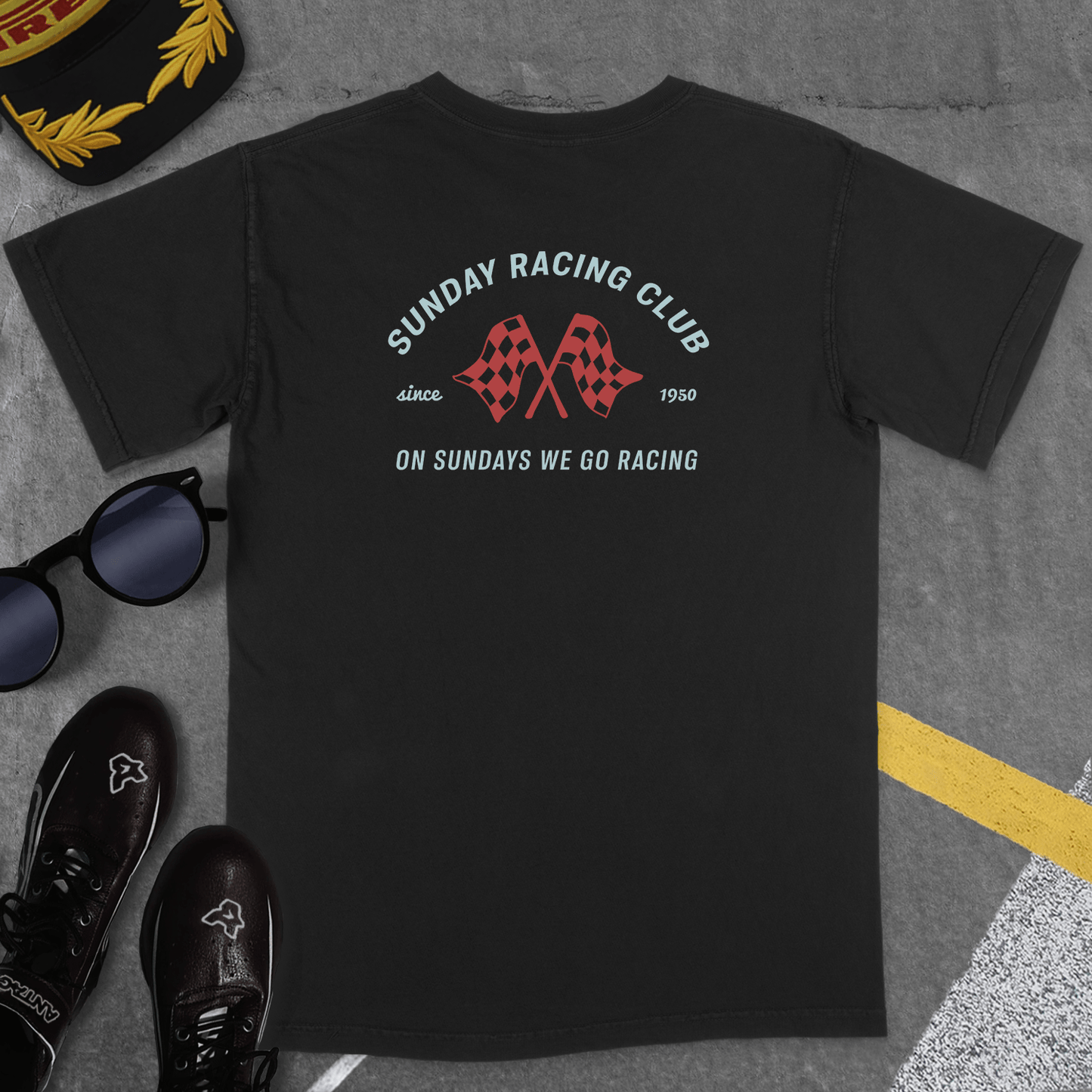 T-Shirt Black / S SUNDAY RACING CLUB II T-SHIRT (VOL.2)