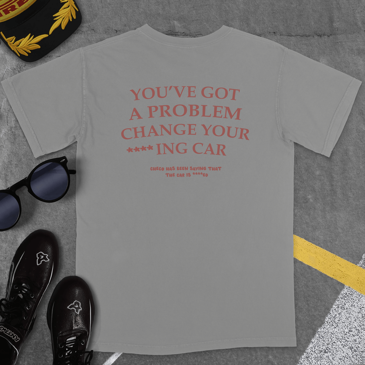 T-Shirt Grey / S CHANGE YOUR CAR T-SHIRT