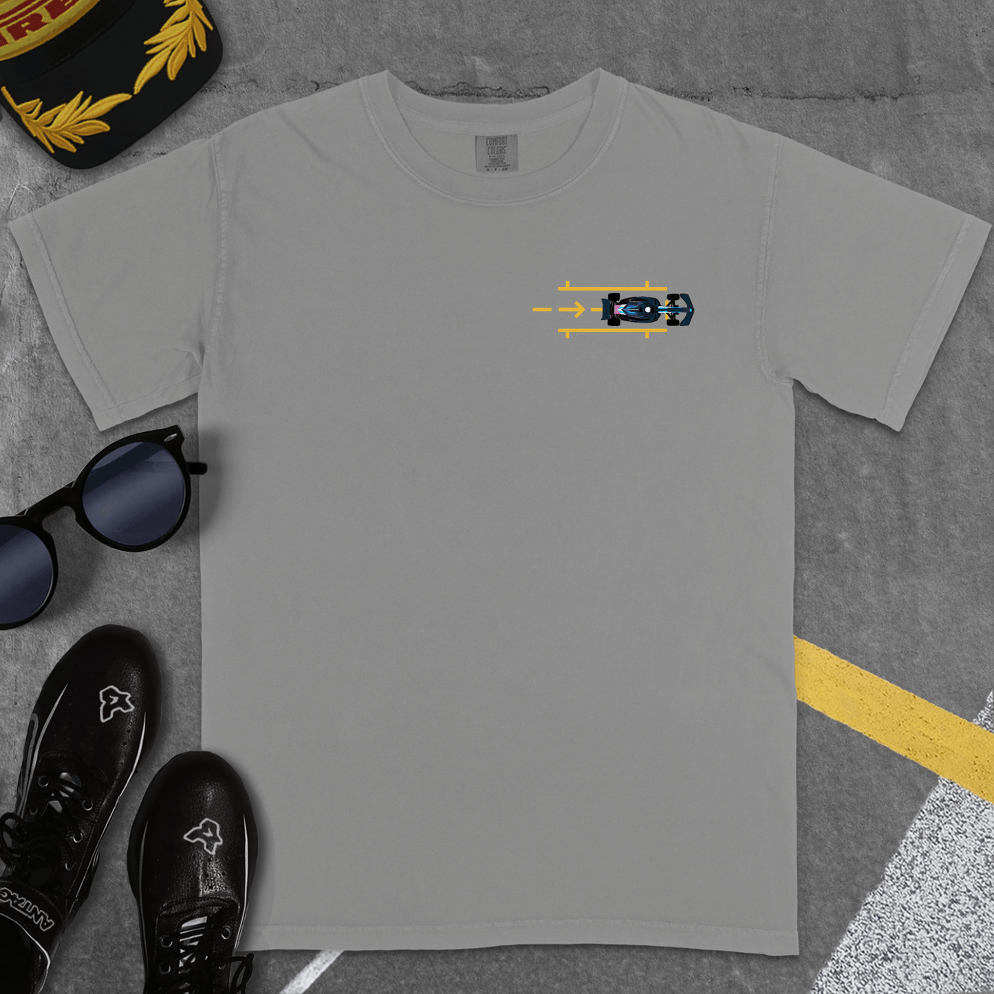 T-Shirt Grey / S PITSTOP T-SHIRT (ALP)