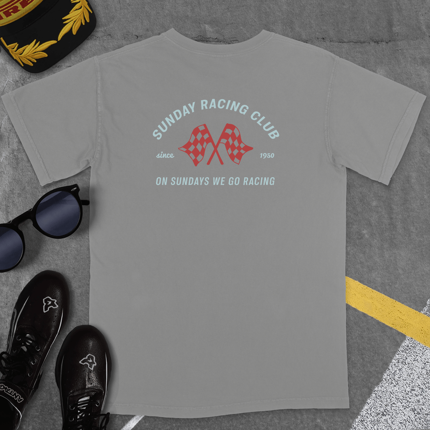 T-Shirt Grey / S SUNDAY RACING CLUB II T-SHIRT (VOL.2)
