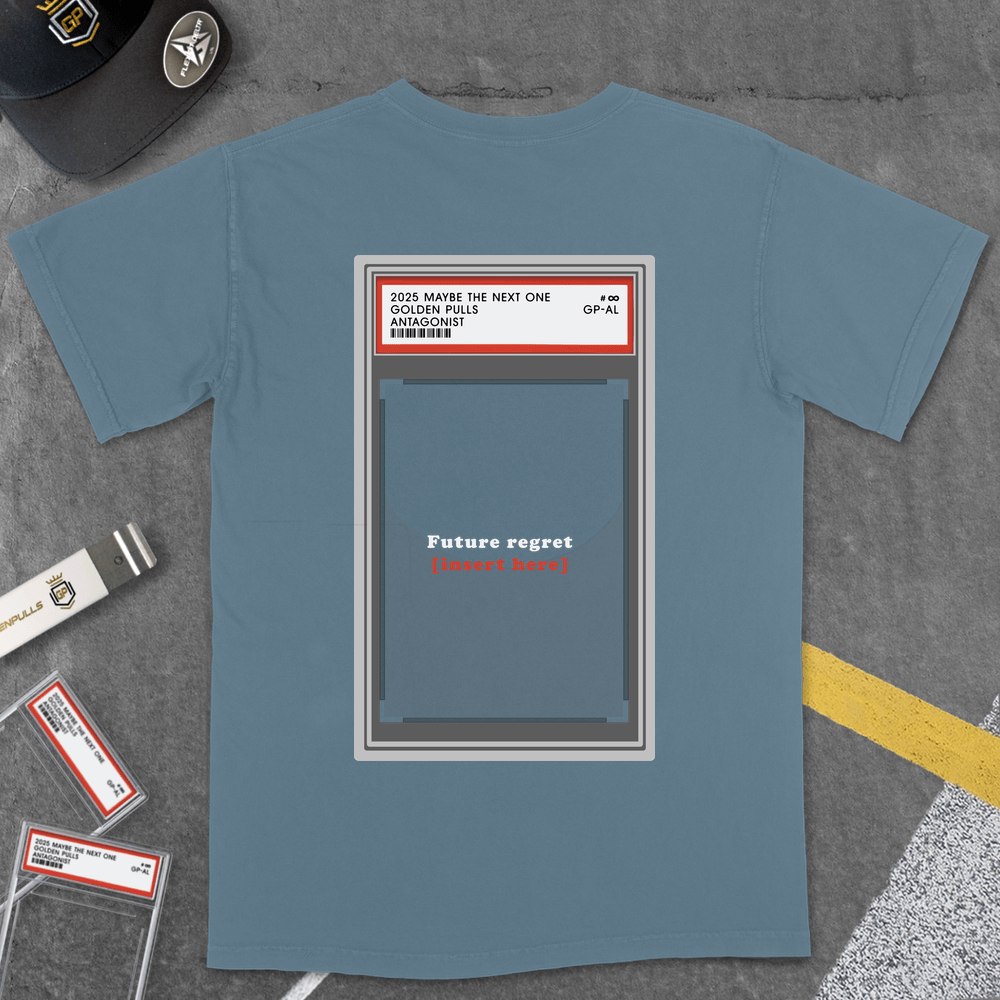 T-Shirt Ice Blue / S [GOLDENPULLS] FUTURE REGRET T-SHIRT