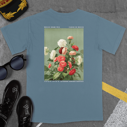 T-Shirt Ice Blue / S MEXICO GP FLORAL T-SHIRT