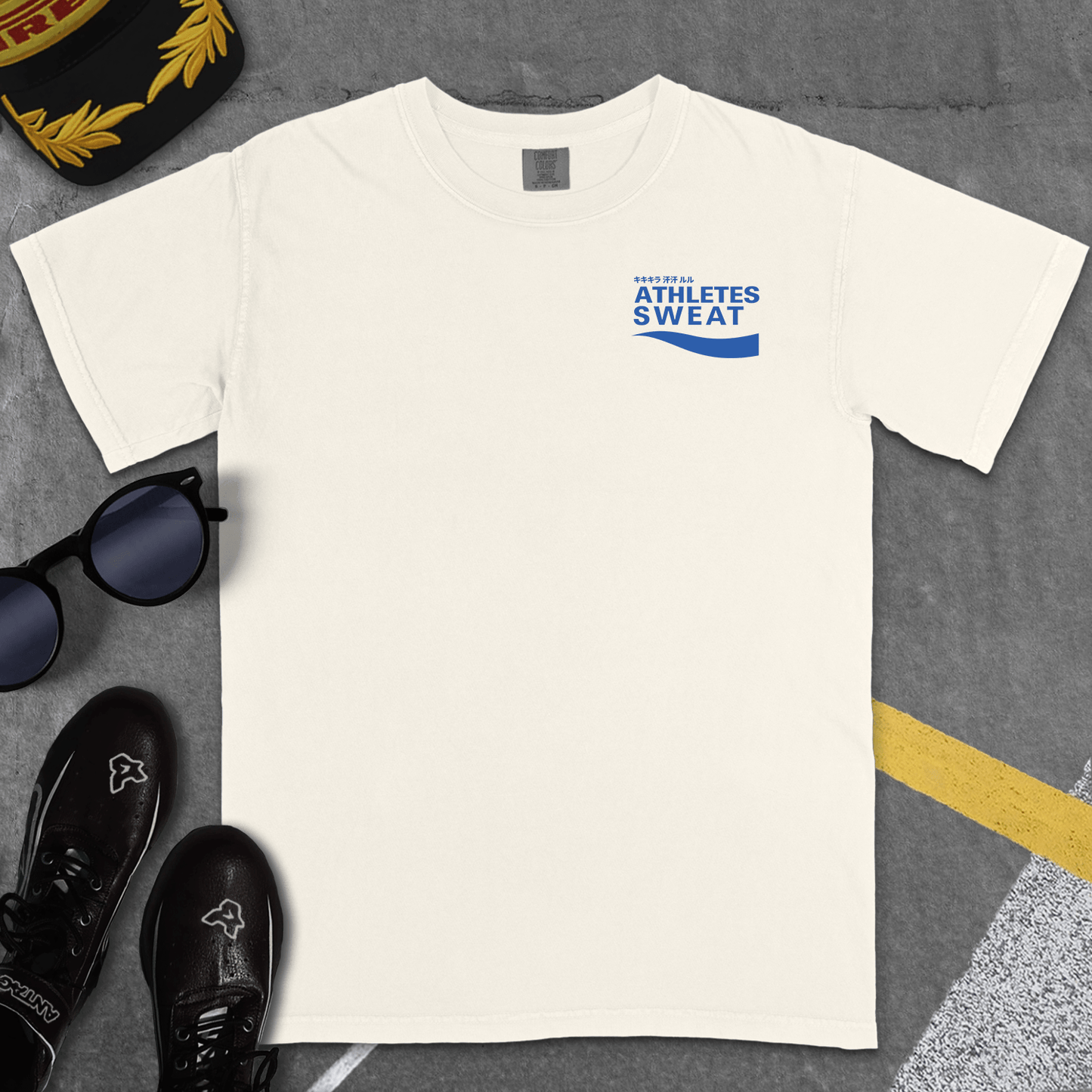 T-Shirt Ivory / S ATHLETES SWEAT T-SHIRT (KI KI KI RA)