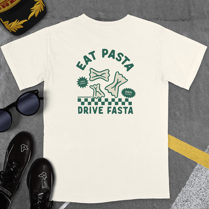 T-Shirt Ivory / S EAT PASTA DRIVE FASTA T-SHIRT