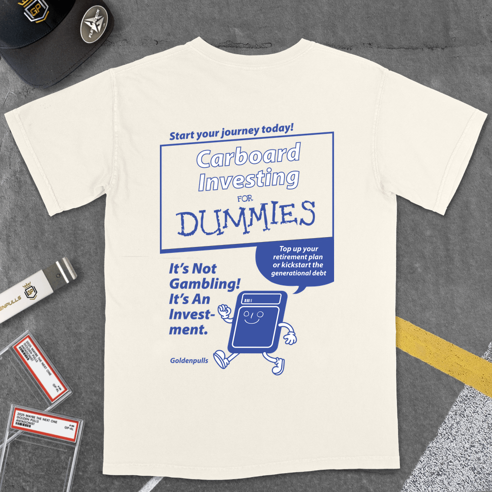 T-Shirt Ivory / S [GOLDENPULLS] CARDBOARD INVESTING FOR DUMMIES T-SHIRT