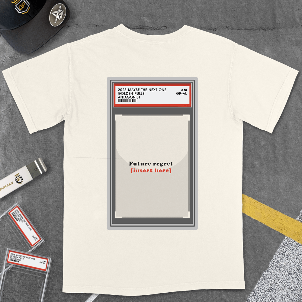 T-Shirt Ivory / S [GOLDENPULLS] FUTURE REGRET T-SHIRT