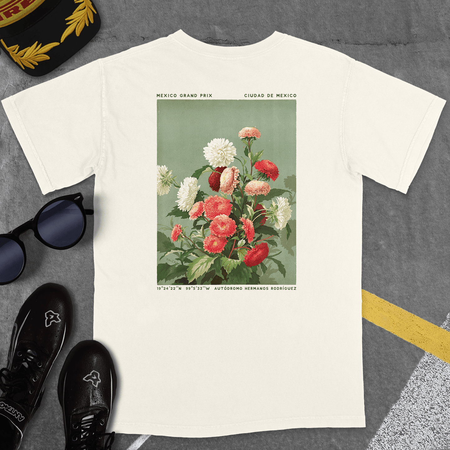 T-Shirt Ivory / S MEXICO GP FLORAL T-SHIRT