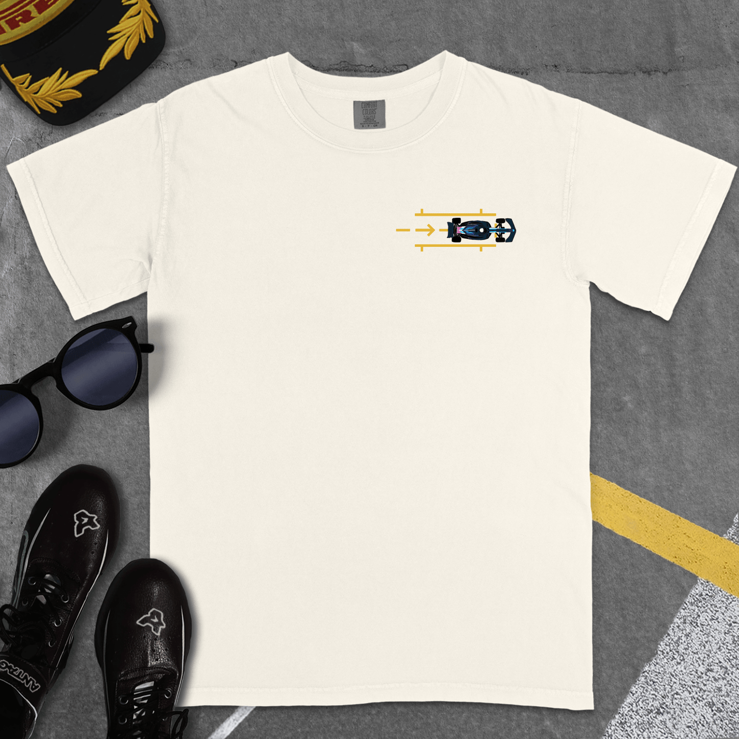 T-Shirt Ivory / S PITSTOP T-SHIRT (ALP)