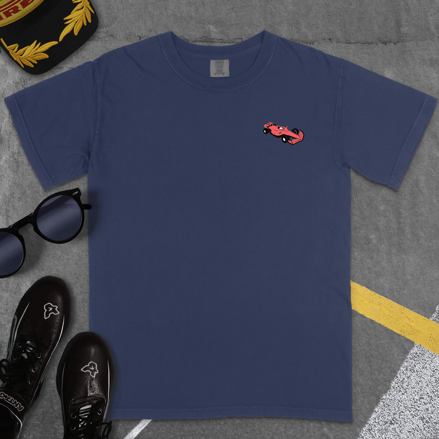 T-Shirt JUST CARS GOING ROUND IN CIRCLES T-SHIRT