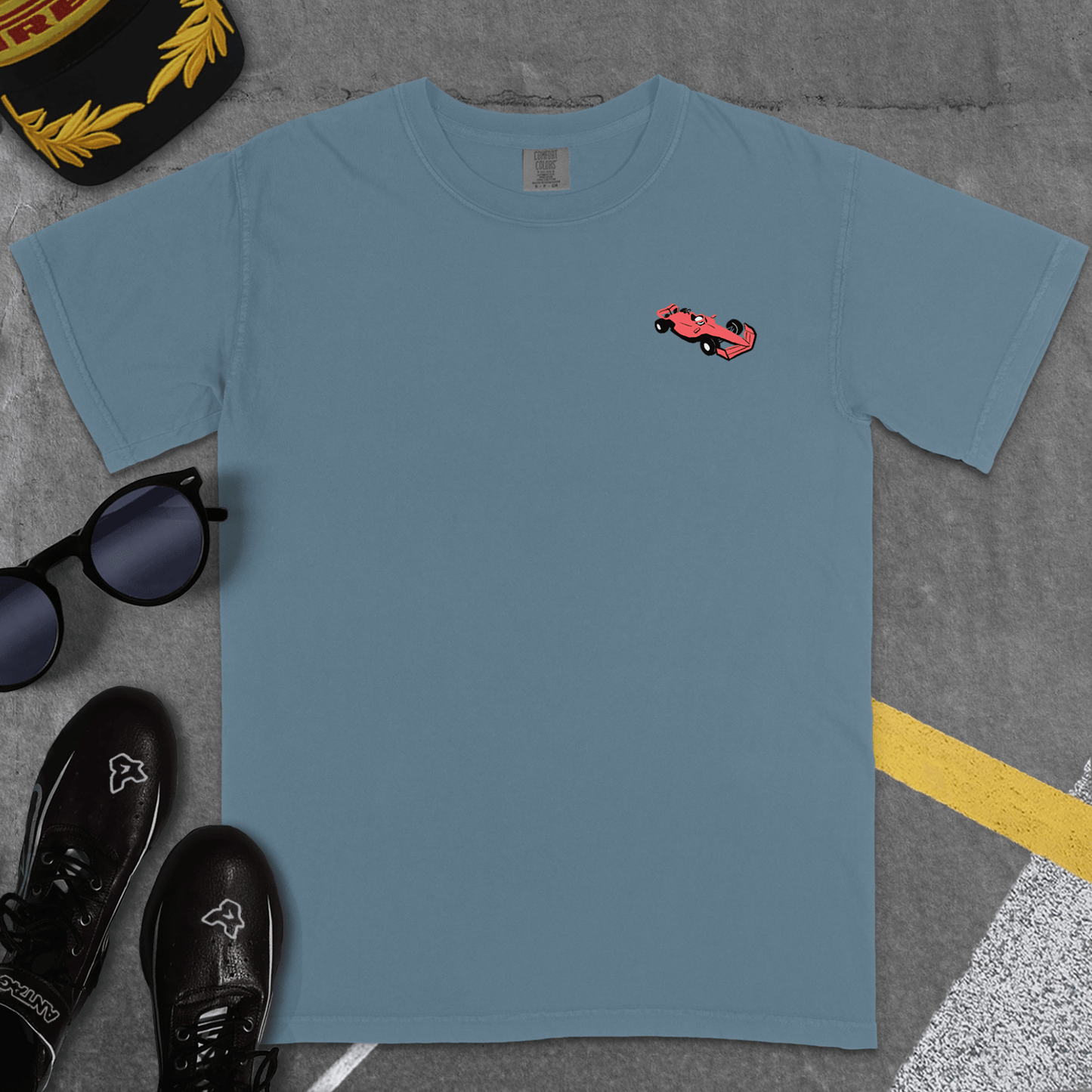 T-Shirt JUST CARS GOING ROUND IN CIRCLES T-SHIRT