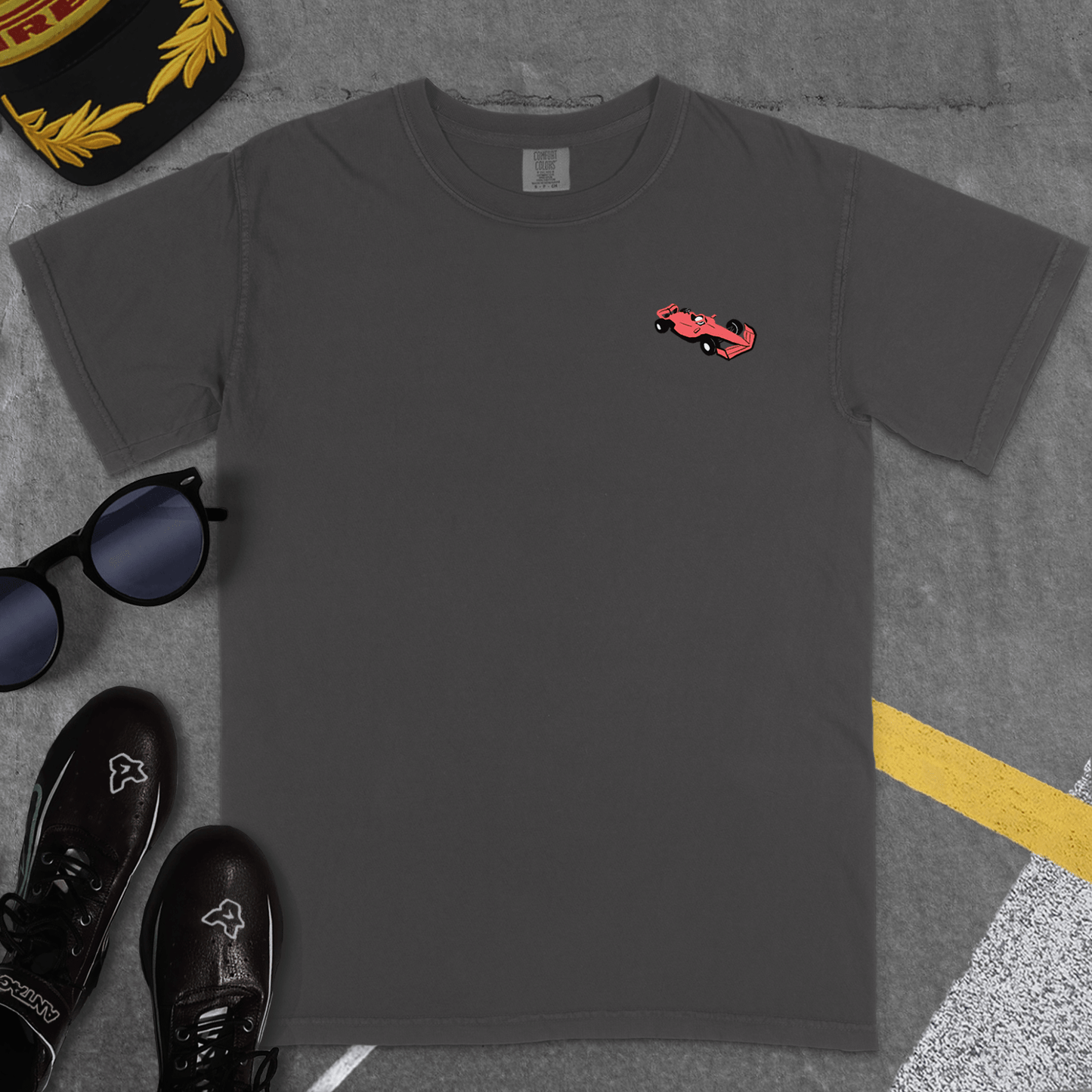 T-Shirt JUST CARS GOING ROUND IN CIRCLES T-SHIRT