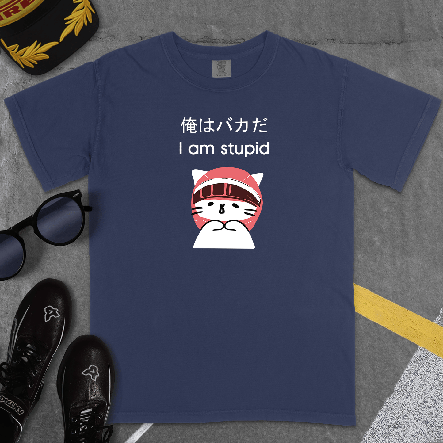 T-Shirt Midnight / S I AM STUPID T-SHIRT (LECLERC)