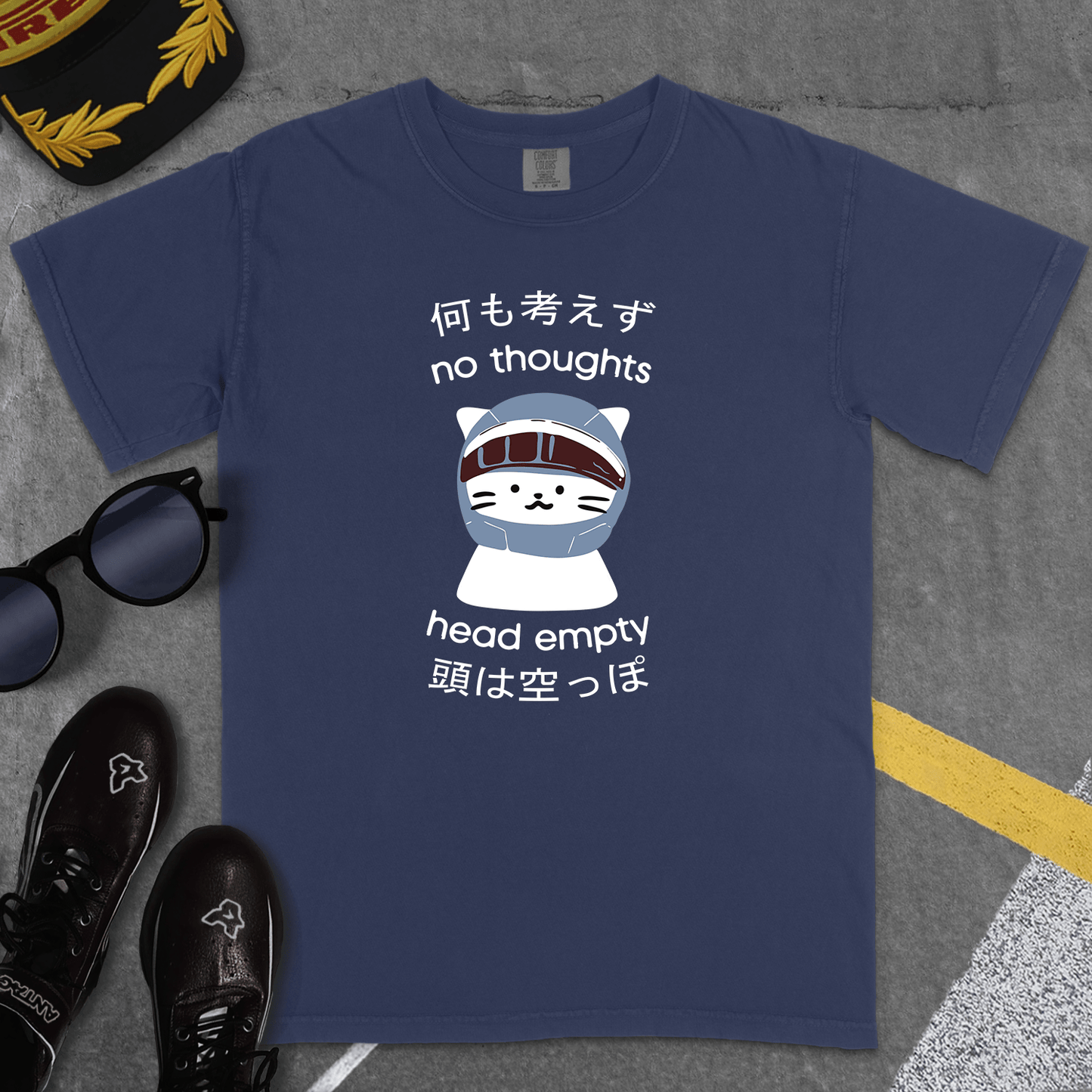 T-Shirt Midnight / S NO THOUGHTS HEAD EMPTY T-SHIRT