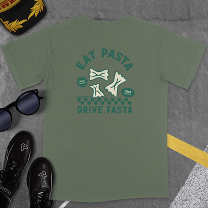 T-Shirt Moss / S EAT PASTA DRIVE FASTA T-SHIRT