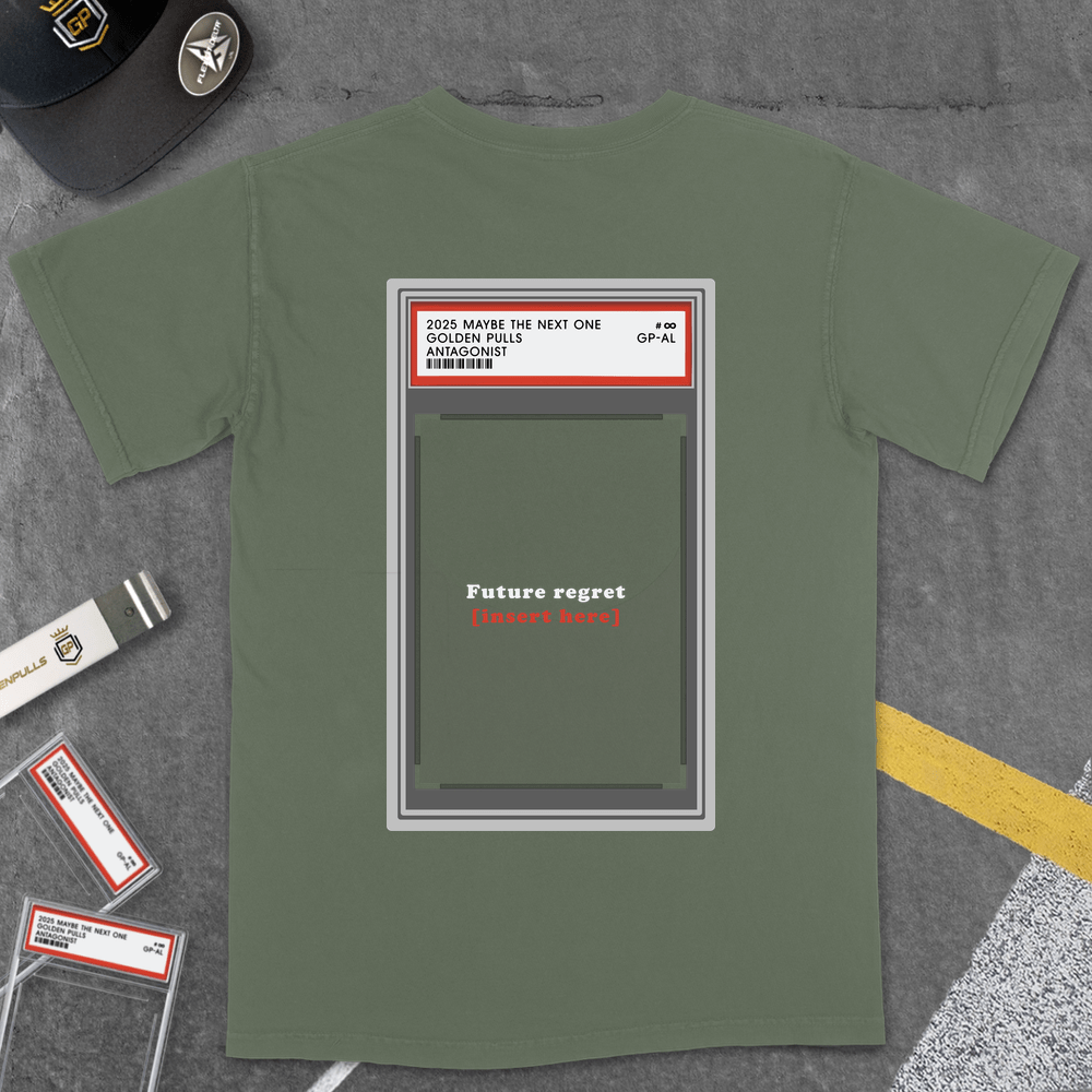 T-Shirt Moss / S [GOLDENPULLS] FUTURE REGRET T-SHIRT