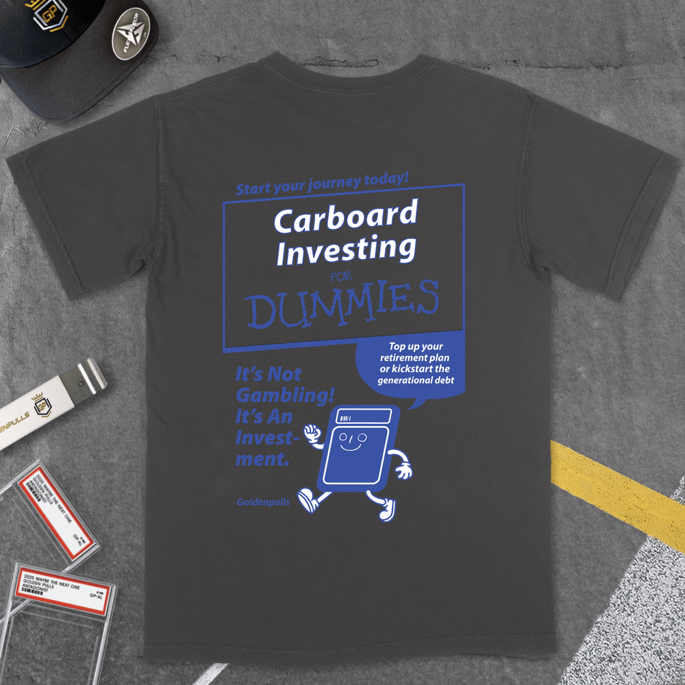 T-Shirt Pepper / S [GOLDENPULLS] CARDBOARD INVESTING FOR DUMMIES T-SHIRT