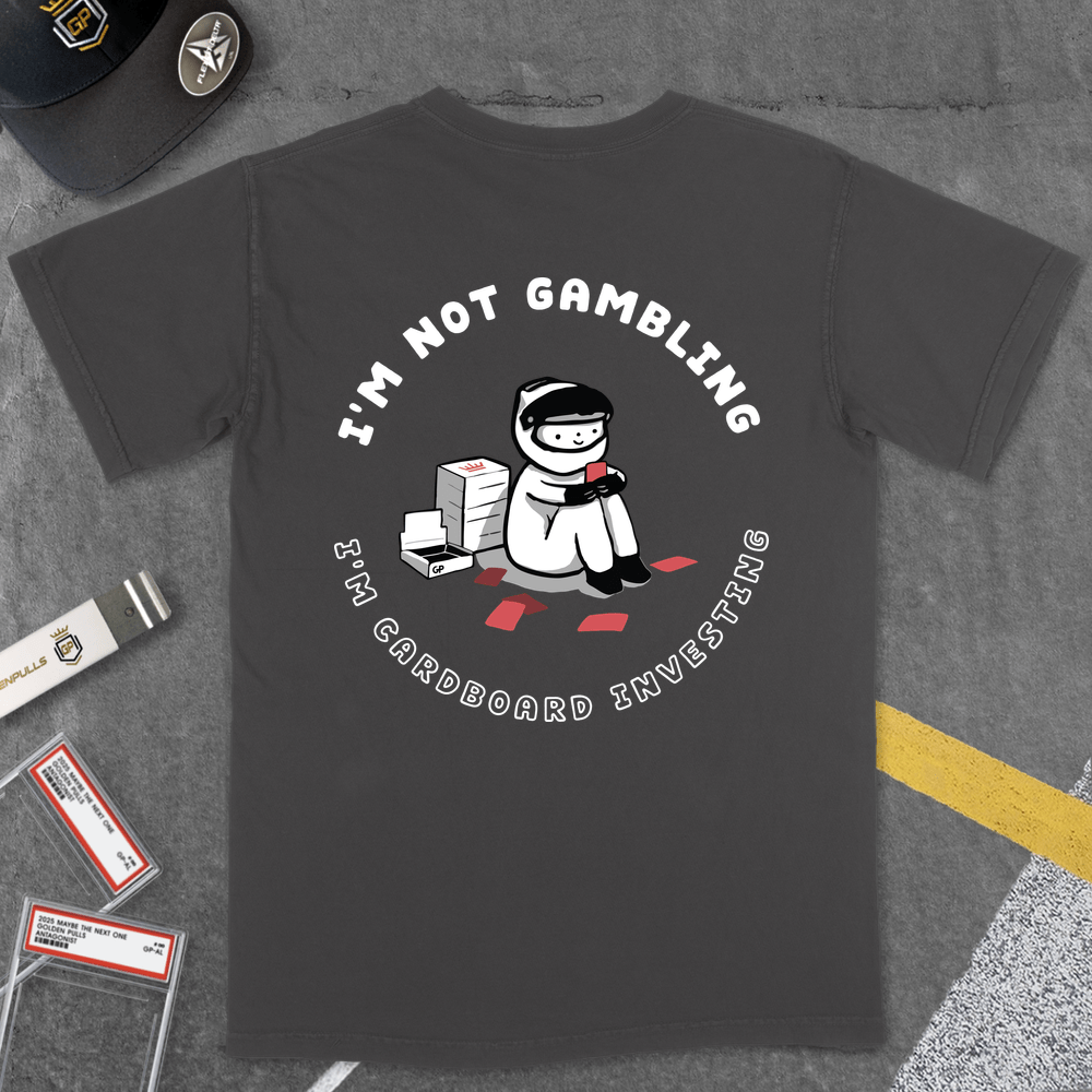 T-Shirt Pepper / S [GOLDENPULLS] I'M CARDBOARD INVESTING T-SHIRT
