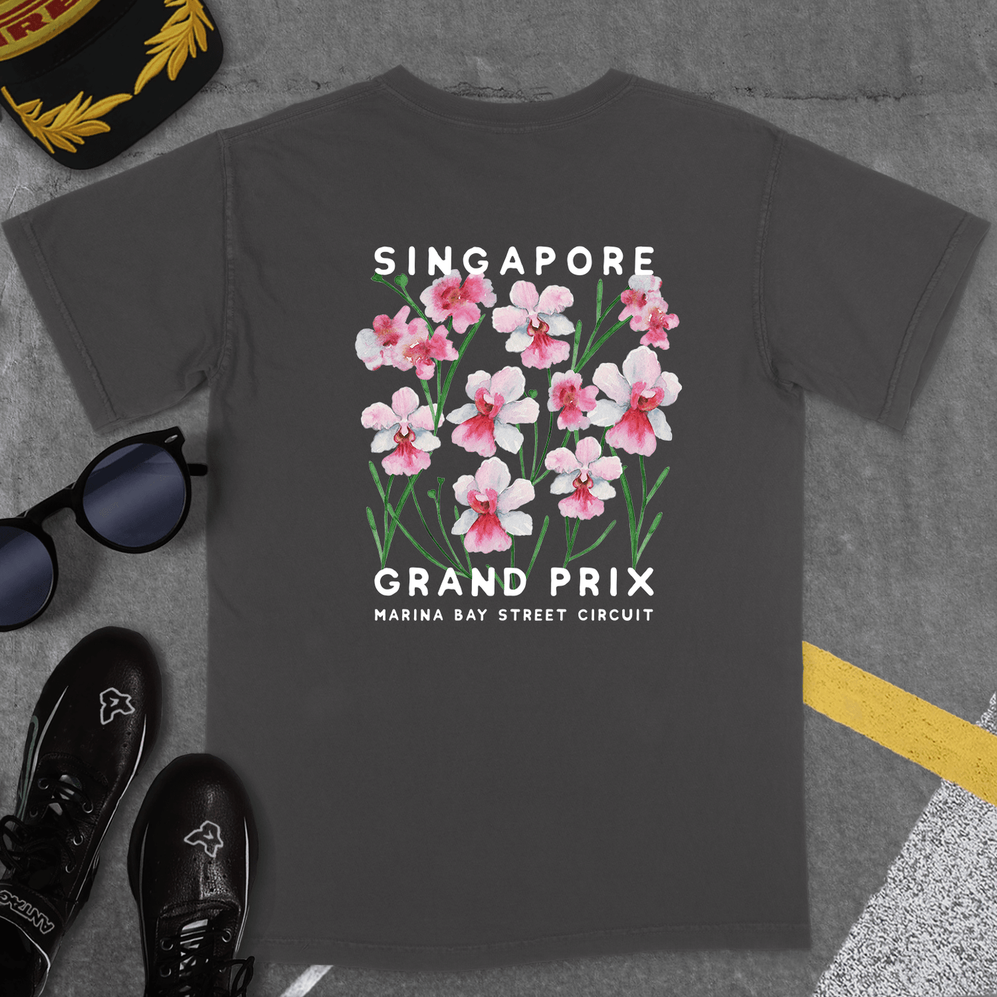 T-Shirt Pepper / S SINGAPORE GP FLORAL T-SHIRT (VANDA MISS JOAQUIM)