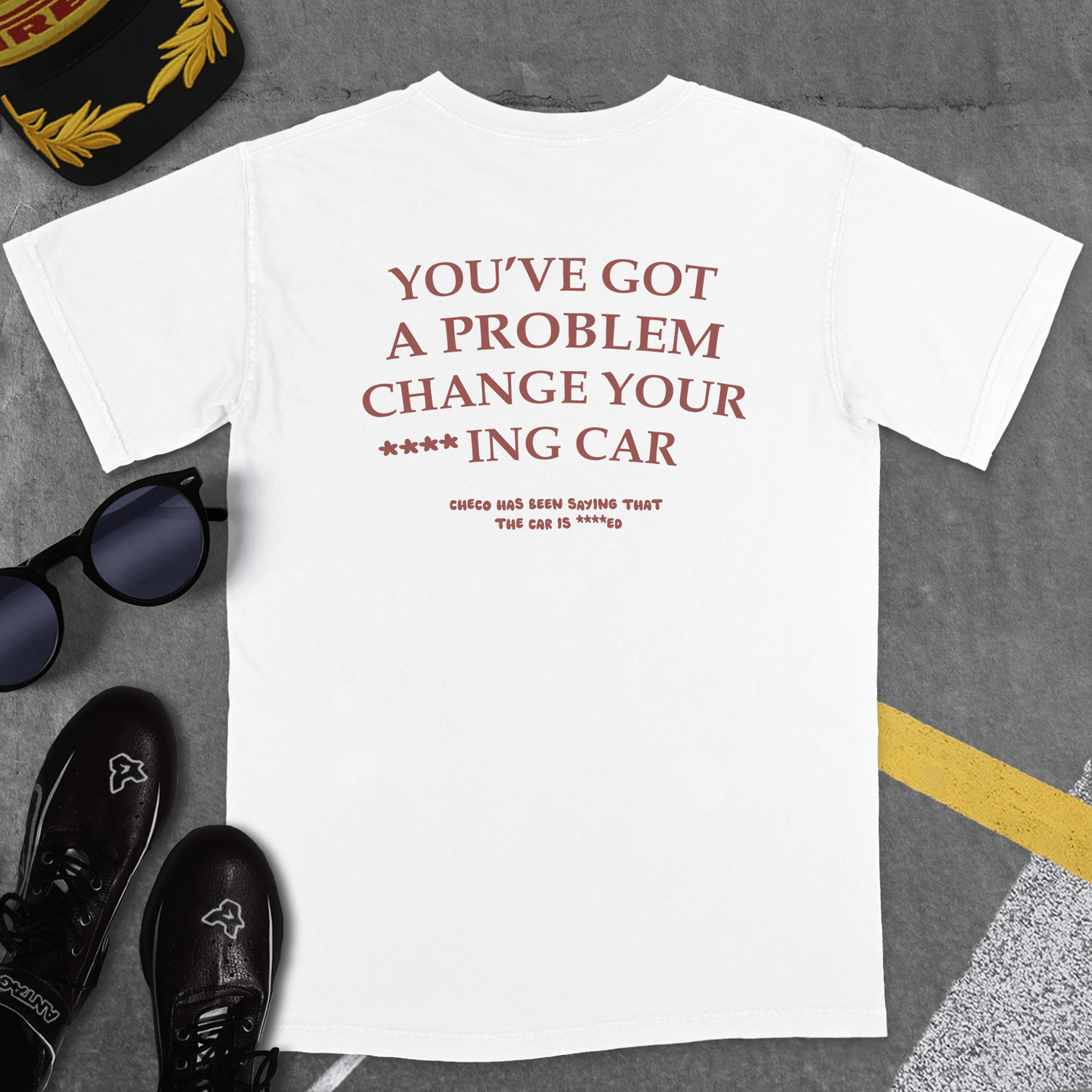 T-Shirt White / S CHANGE YOUR CAR T-SHIRT