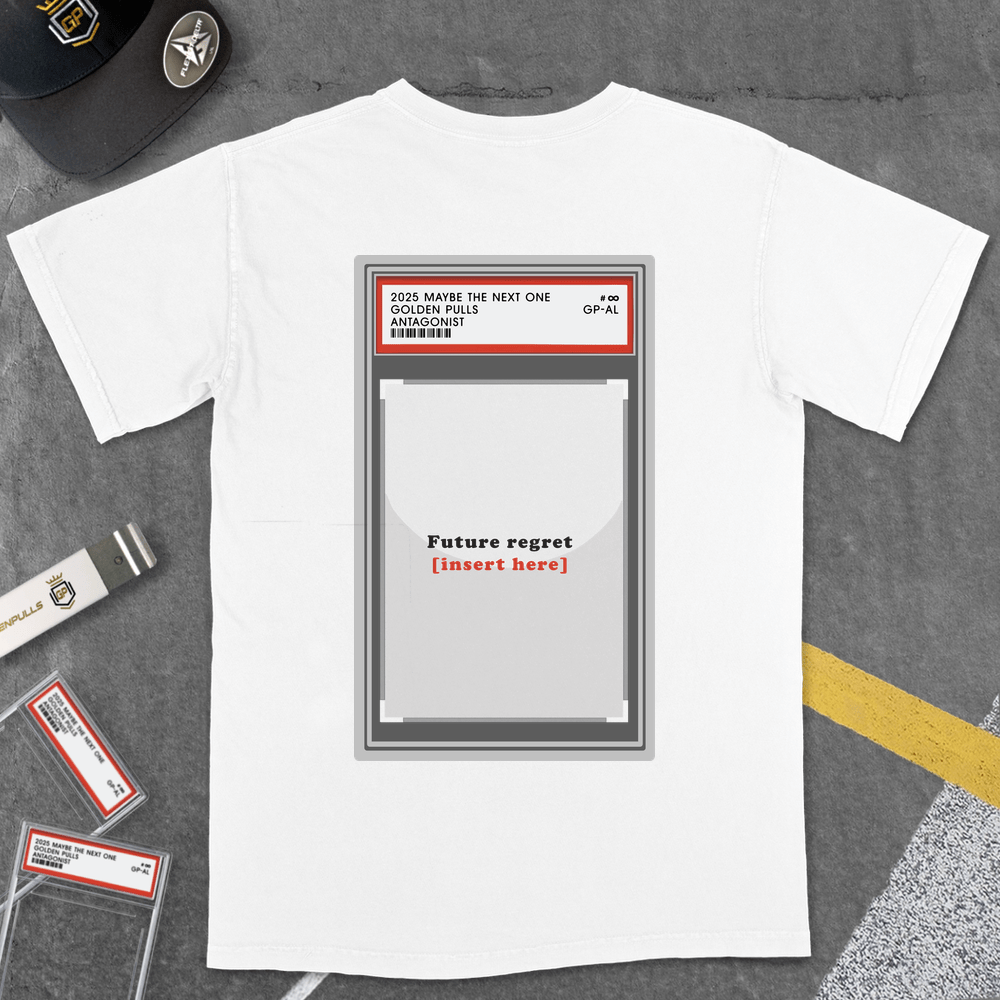 T-Shirt White / S [GOLDENPULLS] FUTURE REGRET T-SHIRT