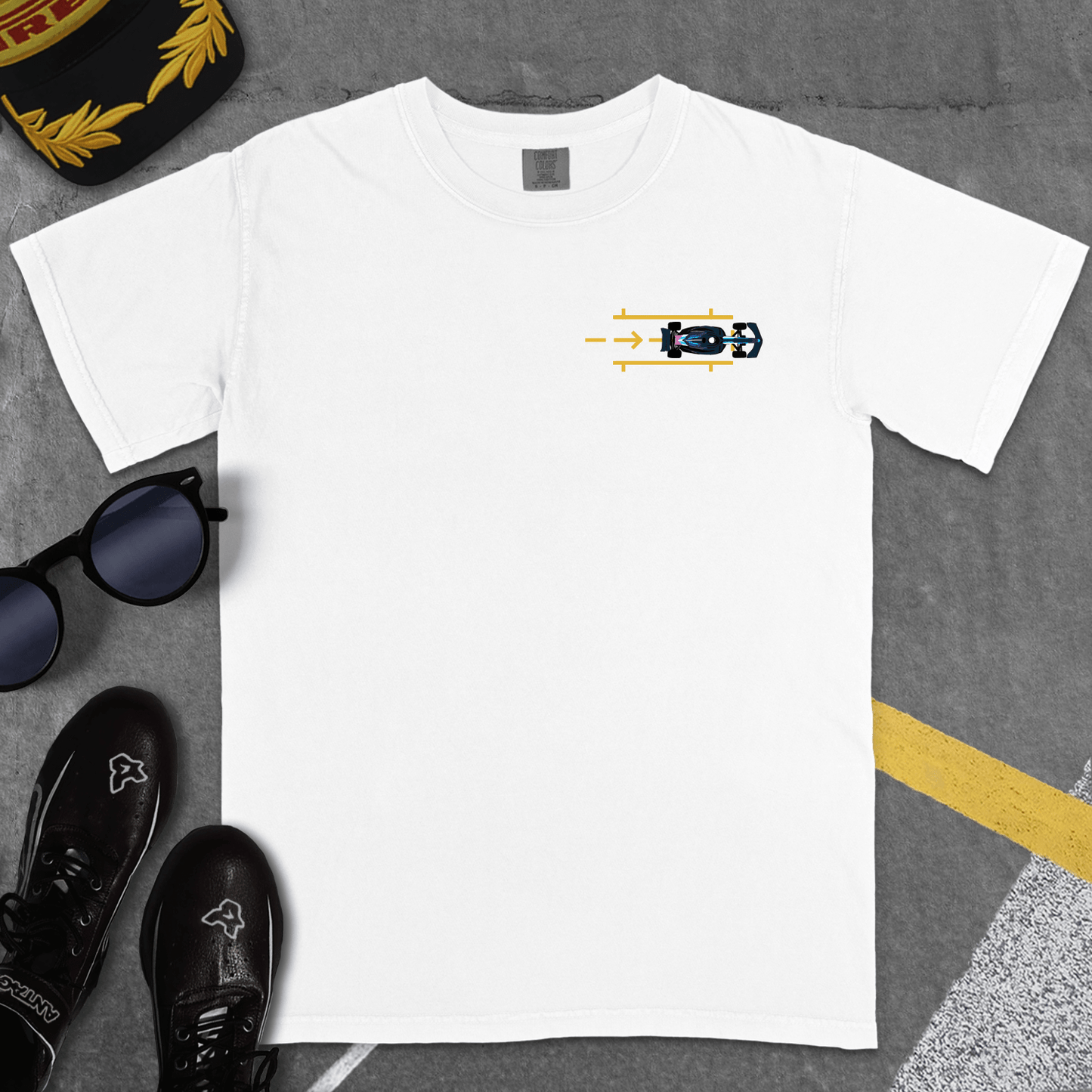 T-Shirt White / S PITSTOP T-SHIRT (ALP)